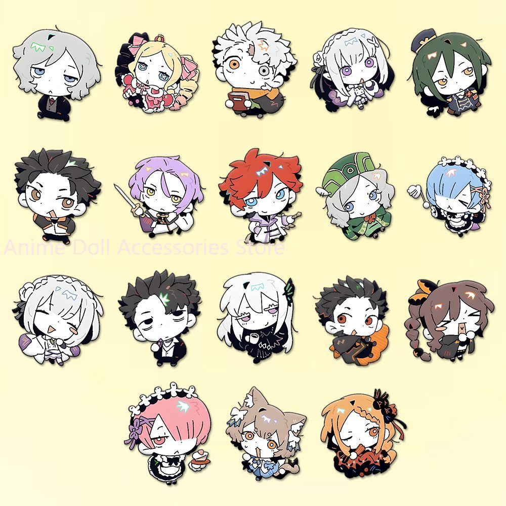 Laptop Accessories Stickers - 18 Adesivos de Anime Re:Zero Rem,