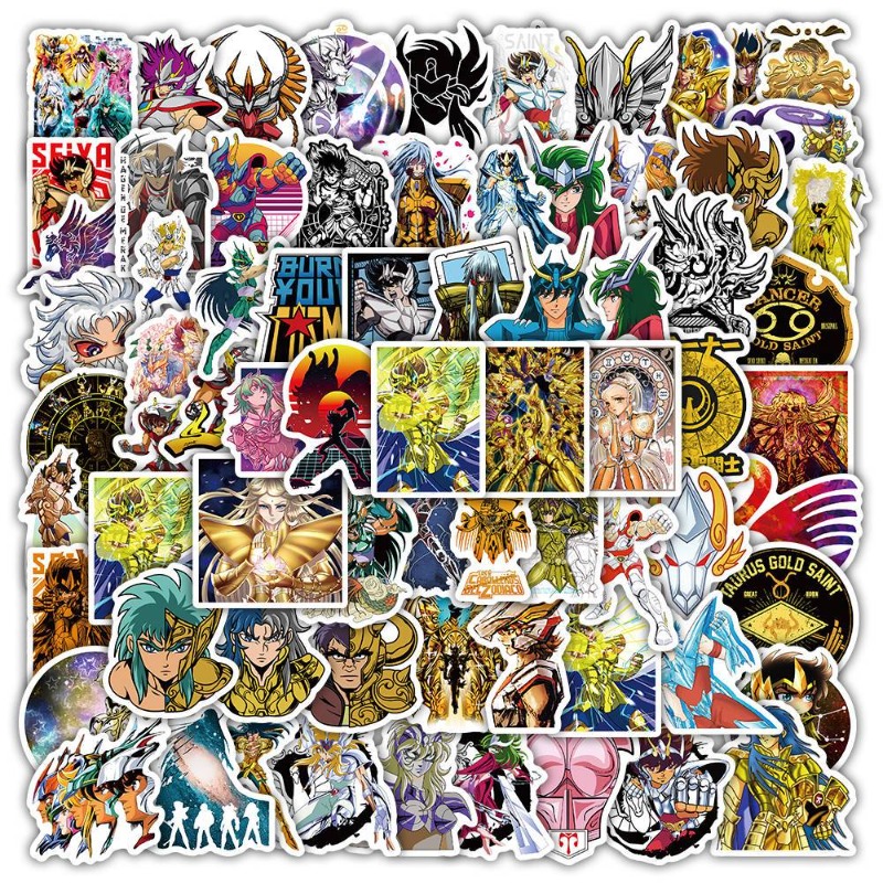 Laptop Accessories Toy - 101 Adesivos de Anime Saint Seiya