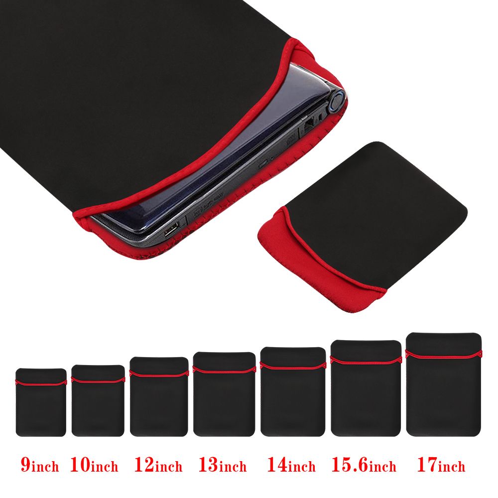 Laptop Sleeve Neoprene - Capa protetora completa e macia, à