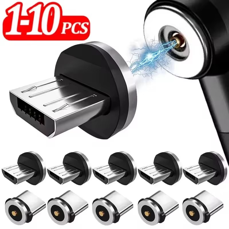 Usb C Power Adapter - 1/5/10PCS Adaptador de Cabo Magnético USB-A