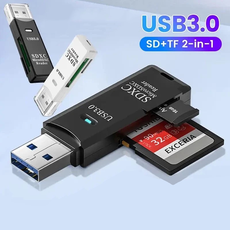 Laptop Accessories For Programmers - Leitor de cartão usb multifuncional 2
