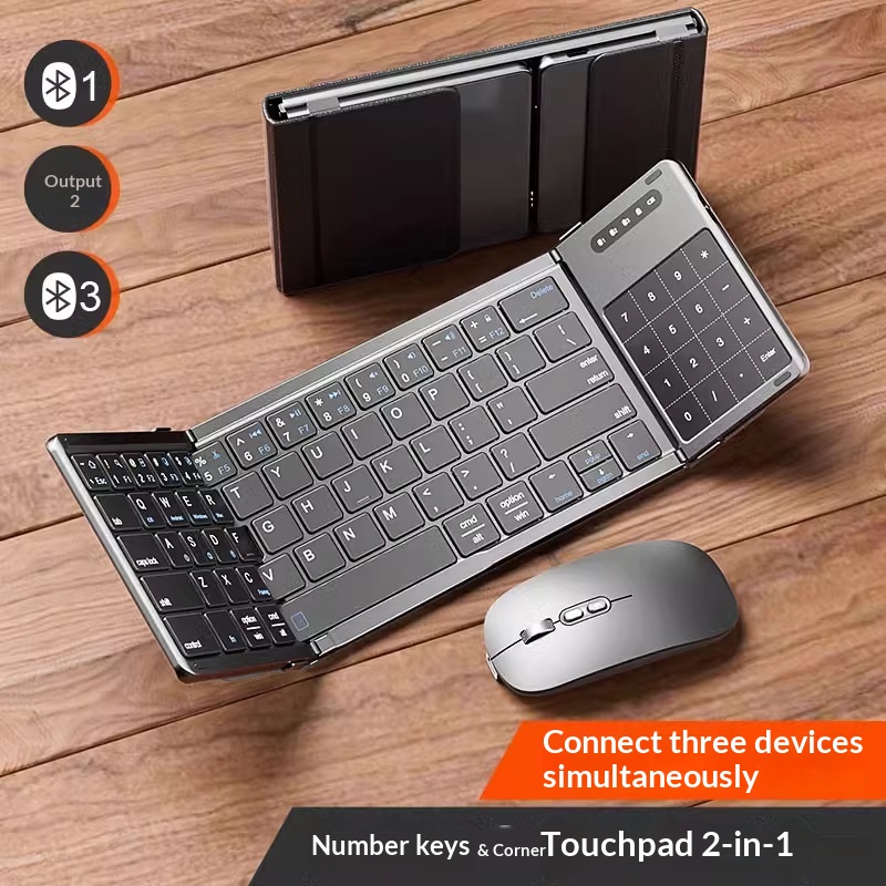 Laptop Accessories Toy - Teclado Bluetooth sem fio Mengzu Tri