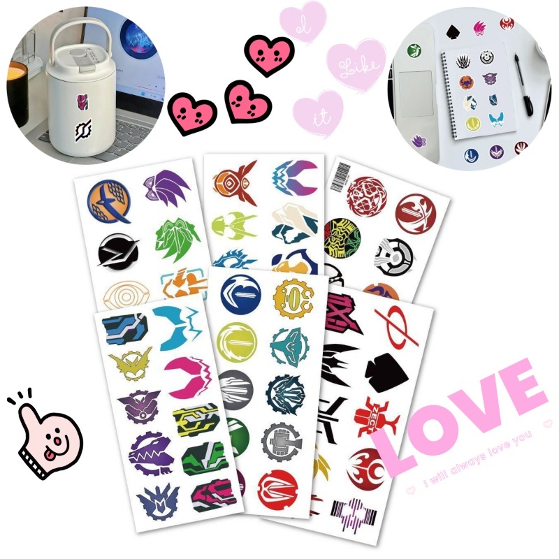 Laptop Accessories Parts - 60 Folhas de Adesivos com Logo