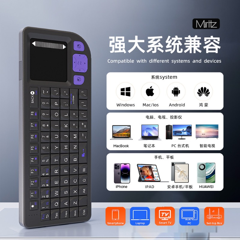 Teclado Mini Sem Fio Miritz K8 - Laptop Accessories All In One avaliação e preço