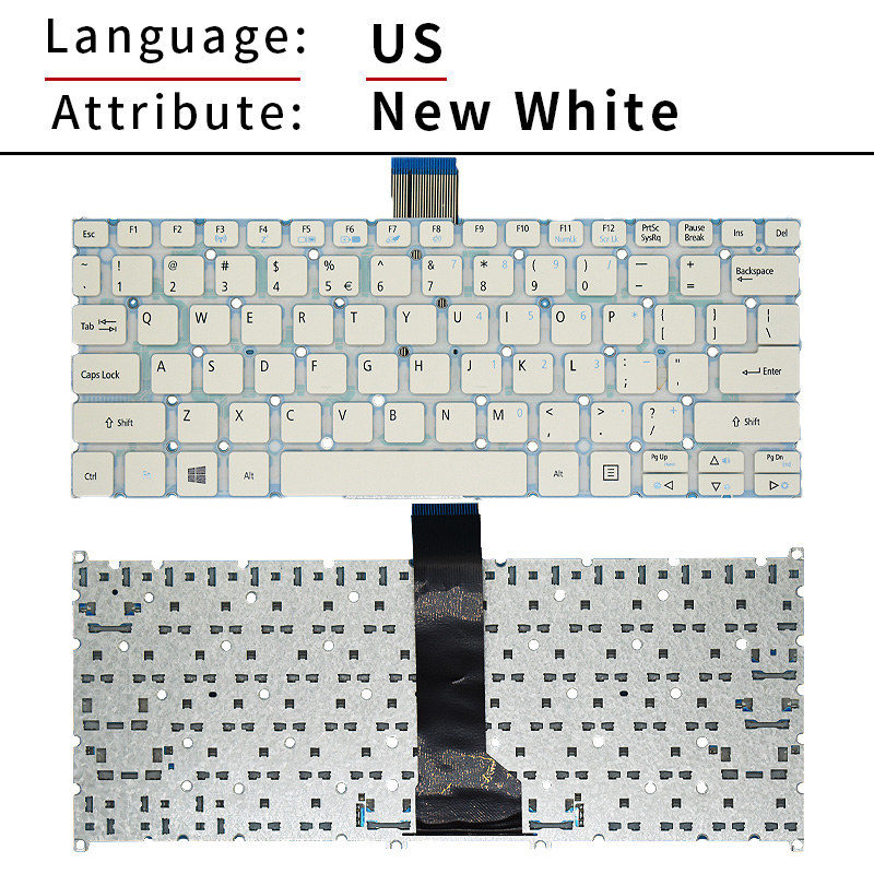 Novo teclado de laptop eua/ing - Laptop Accessories Acer avaliação e preço