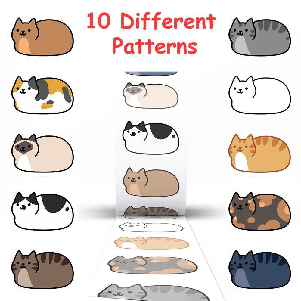 500 Adesivos de Gato Fofo em D - Laptop Accessories Aesthetic avaliação e preço