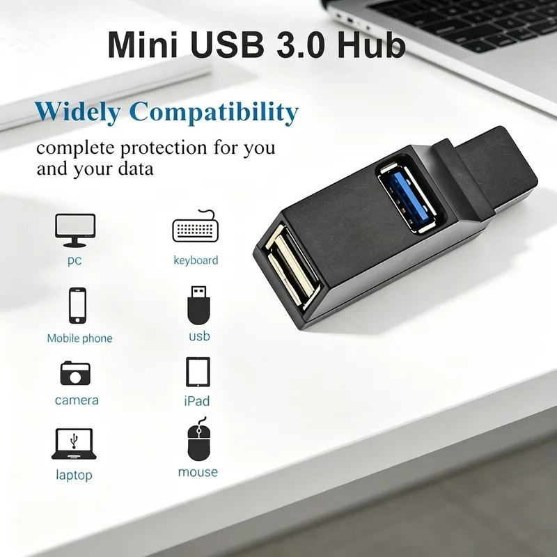 Hub USB 3.0 2.0 Rotativo com 3 - Laptop Accessories For Programmers avaliação e preço