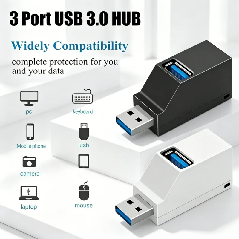 Hub USB 3.0 2.0 Rotativo com 3 - Laptop Accessories For Programmers avaliação e preço