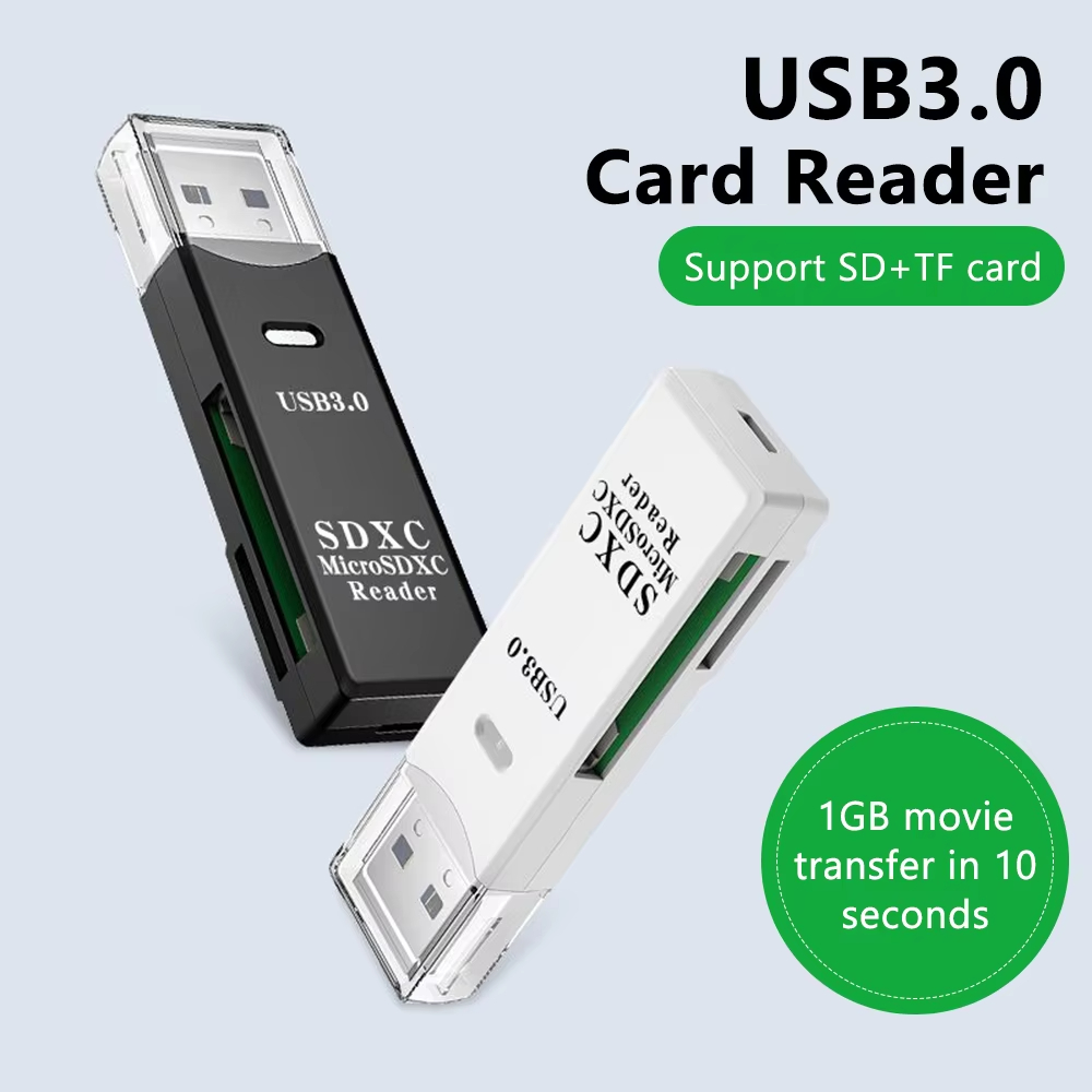 Leitor de Cartão USB 3.0 2 em  - Laptop Accessories For Programmers avaliação e preço