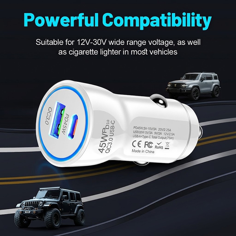 Carregador de Carro de Carrega - Usb C Power Adapter avaliação e preço
