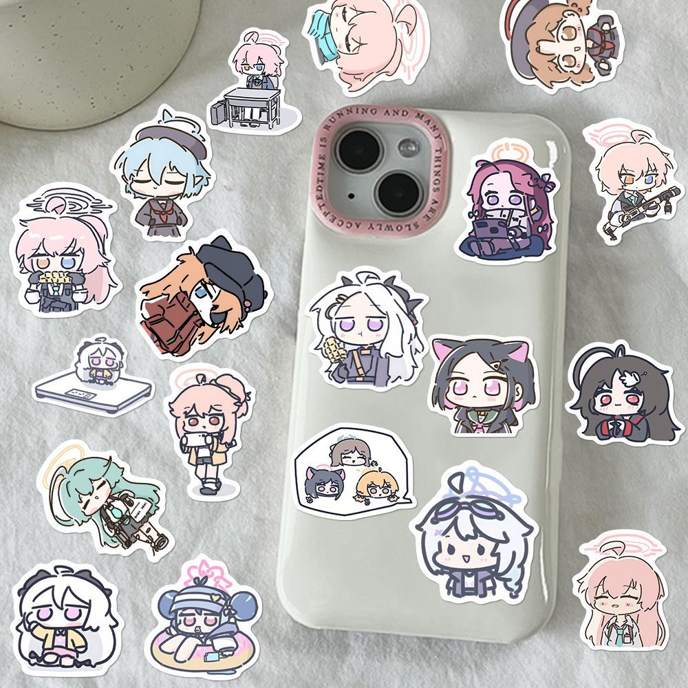 80 pçs anime azul arquivo sora - Laptop Accessories Stickers avaliação e preço
