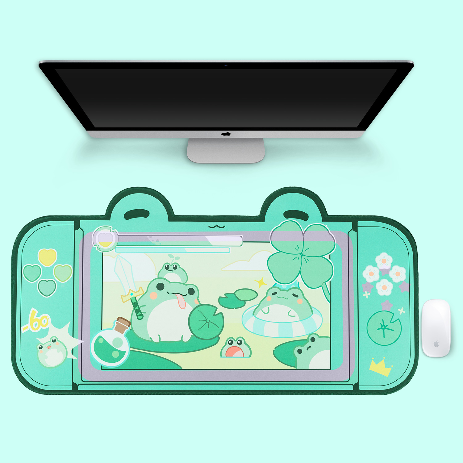 Extra grande kawaii gaming mou - Laptop Extra Accessories avaliação e preço