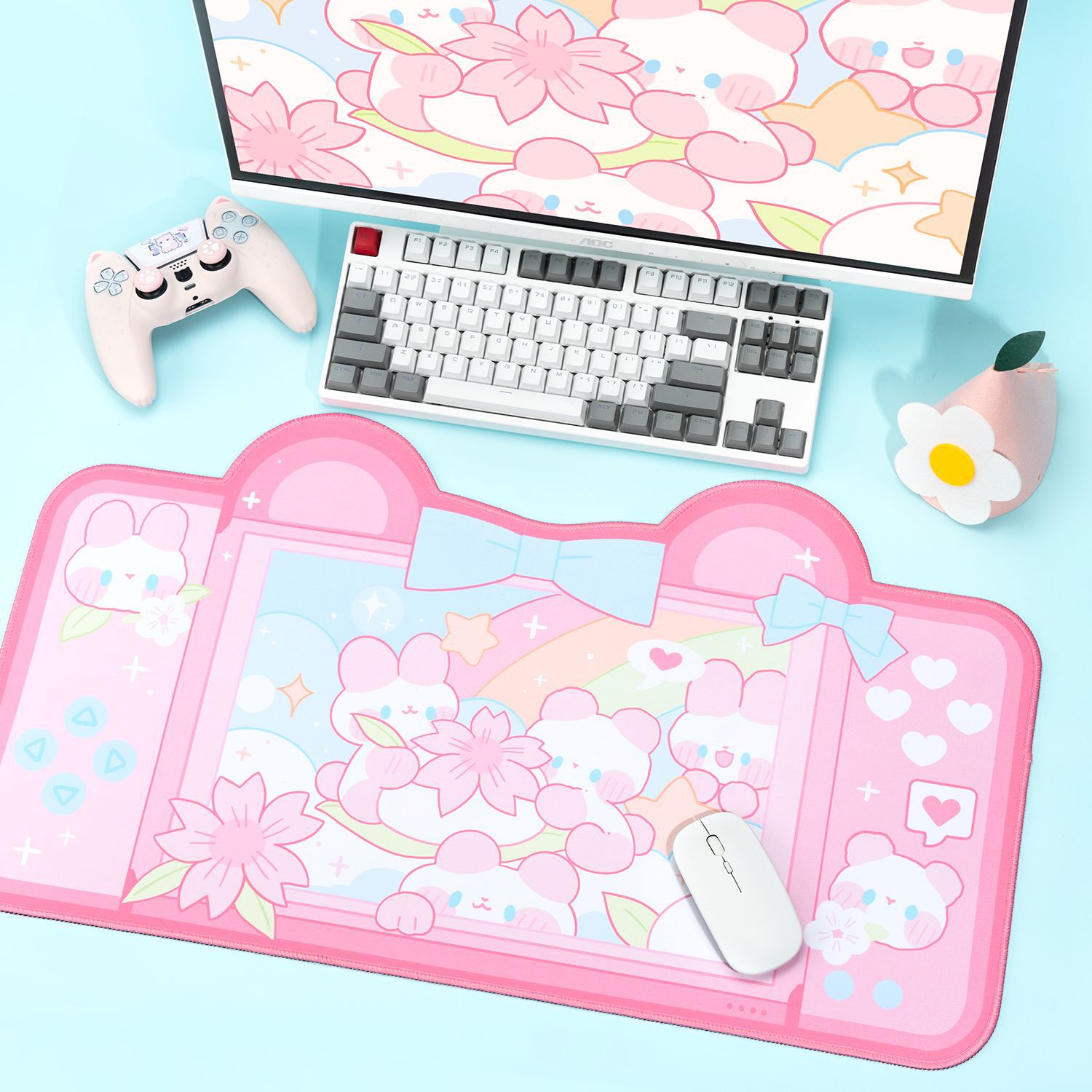 Extra grande kawaii gaming mou - Laptop Extra Accessories avaliação e preço