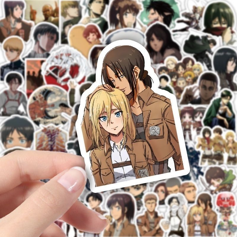 60 Adesivos de Anime Attack on - Laptop Accessories Toy avaliação e preço