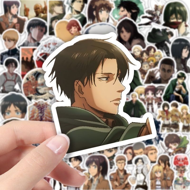 60 Adesivos de Anime Attack on - Laptop Accessories Toy avaliação e preço