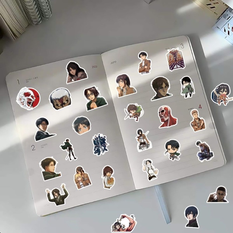 60 Adesivos de Anime Attack on - Laptop Accessories Toy avaliação e preço