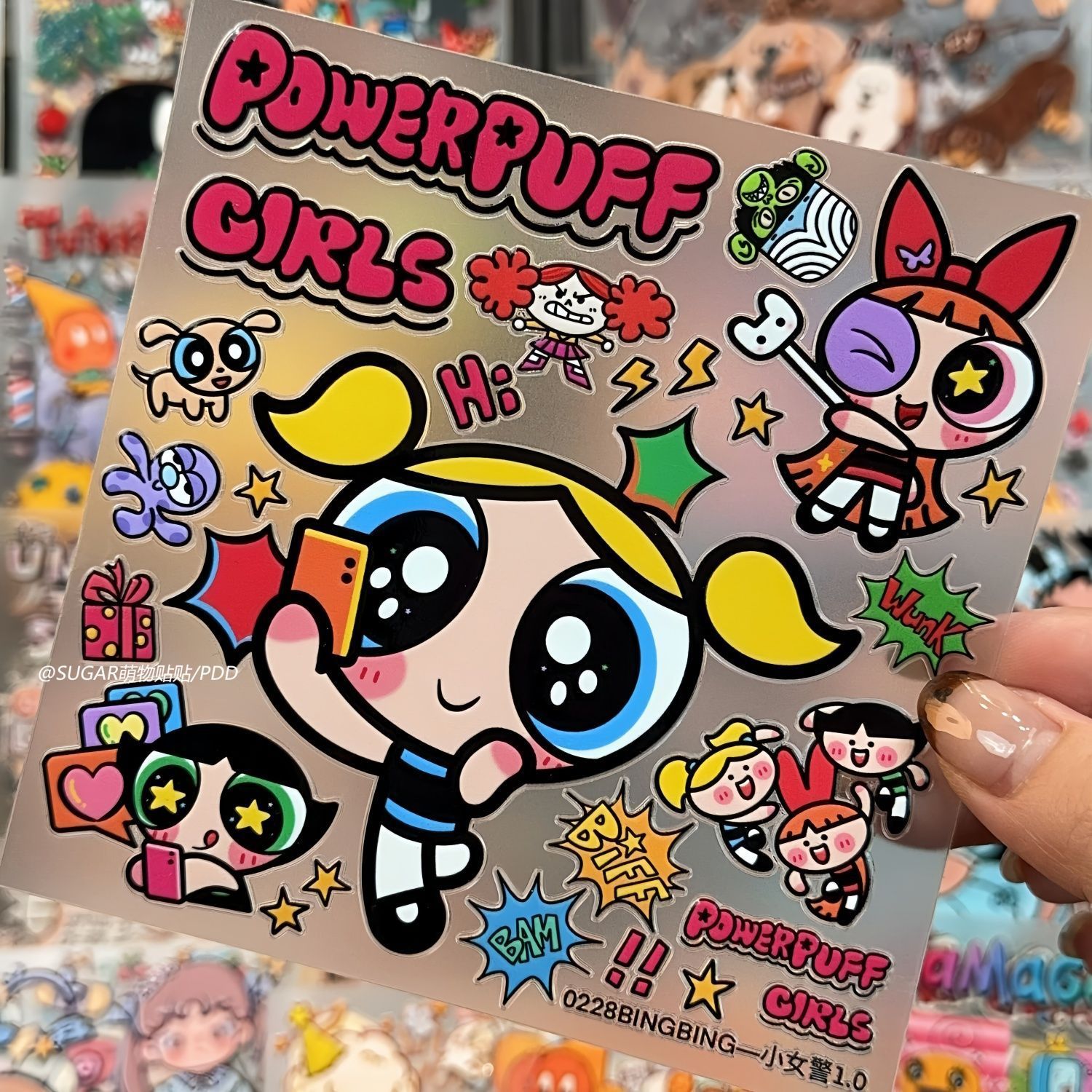 Folhas de Adesivos de Personag - Laptop Accessories Toy avaliação e preço