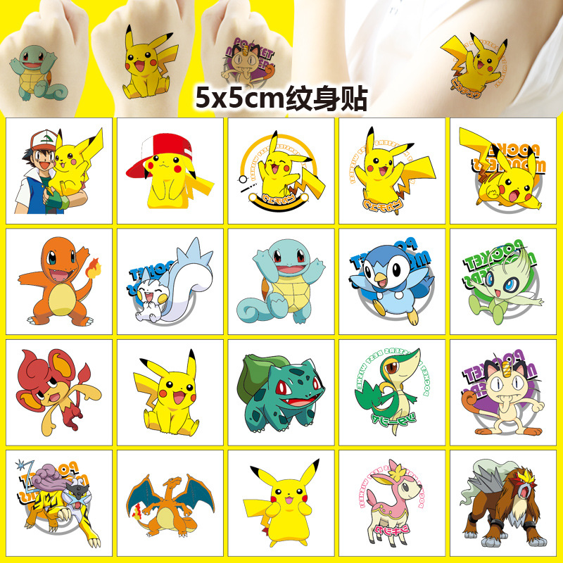 5*5cm 20 pçs pokemon pikachu t - Laptop Accessories Toy avaliação e preço