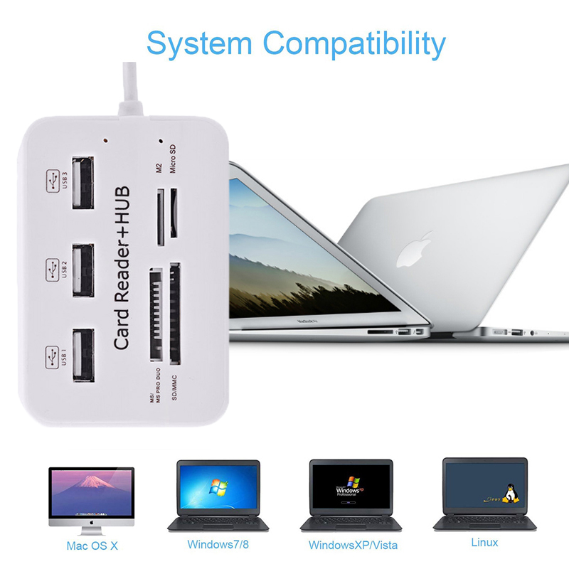Hub usb 2.0 3 portas tf micro  - Laptop Accessories All In One avaliação e preço