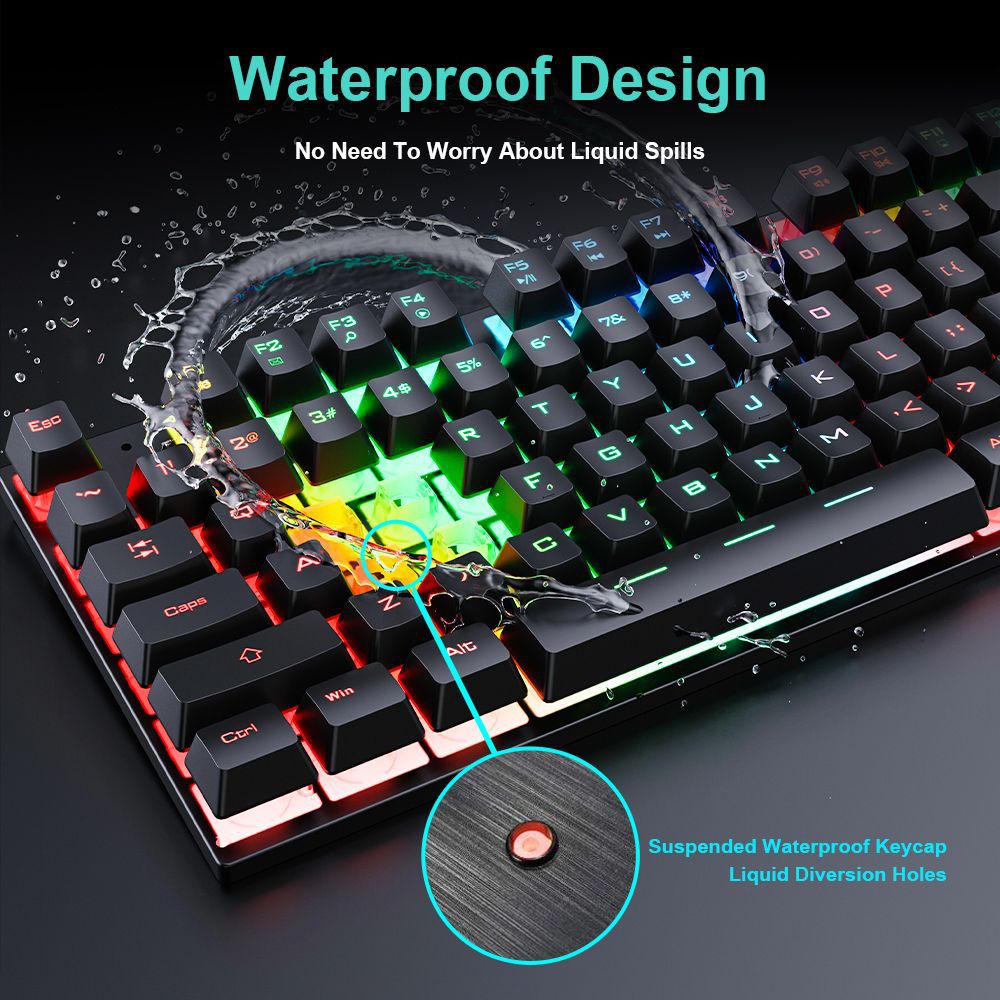 Conjunto de teclado para jogos - Laptop Accessories Combo Set avaliação e preço