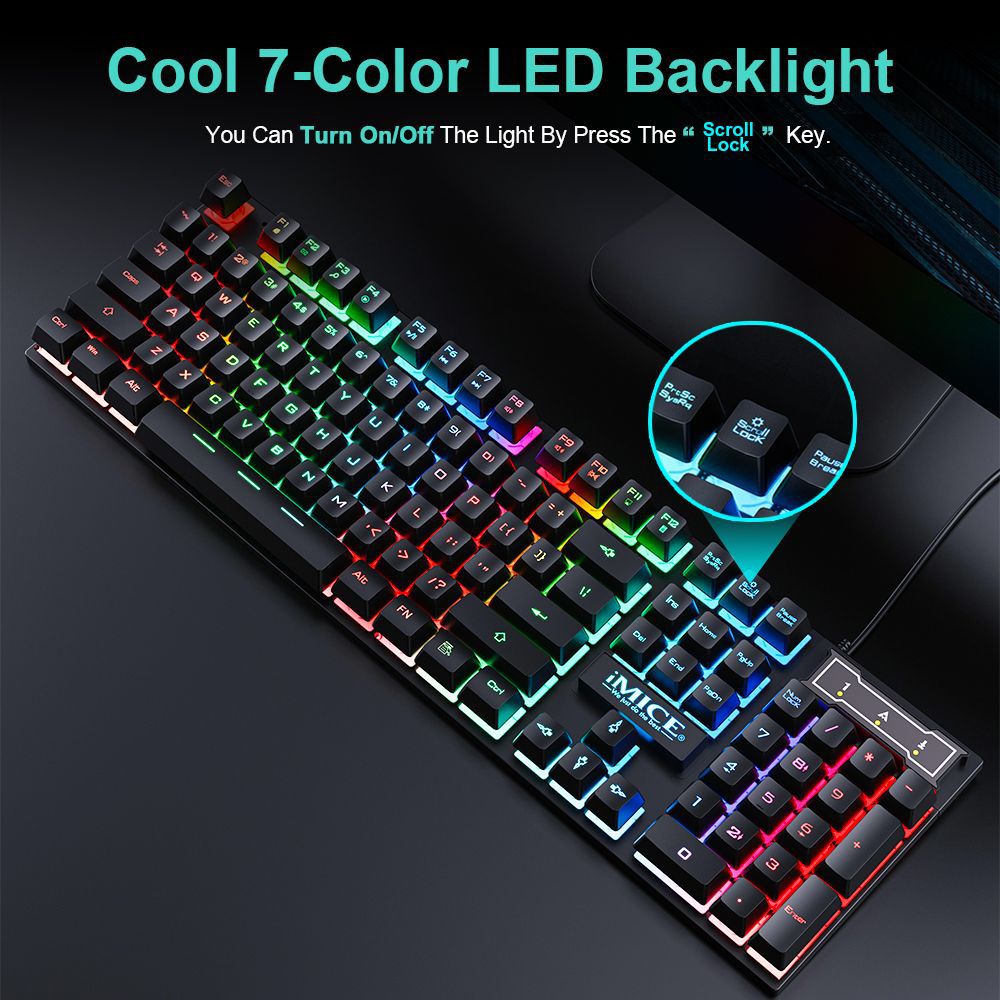 Conjunto de teclado para jogos - Laptop Accessories Combo Set avaliação e preço