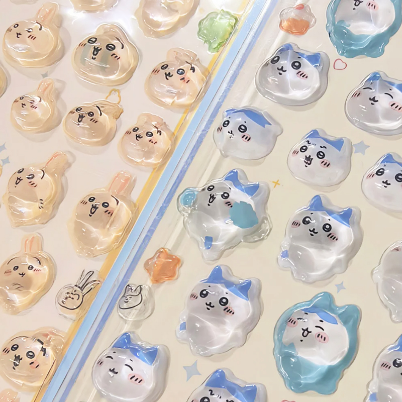 Adesivos 3D Chiikawa em Relevo - Laptop Accessories Aesthetic avaliação e preço