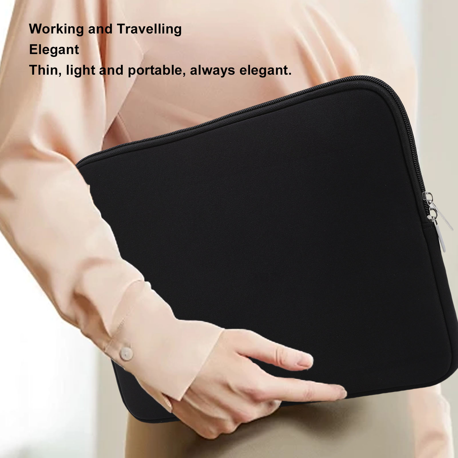Bolsa para tablet, preta, à pr - Laptop Sleeve Neoprene avaliação e preço