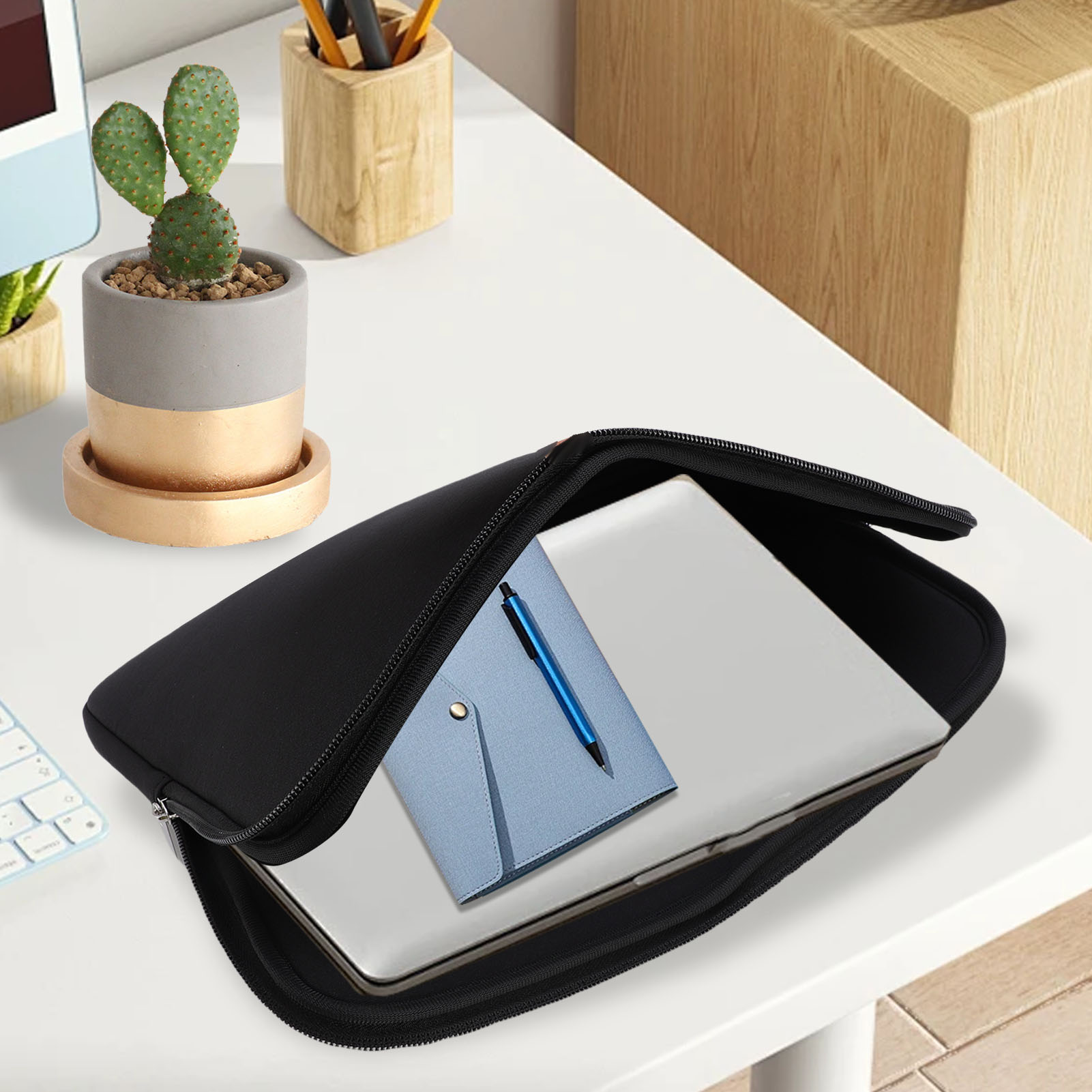 Bolsa para tablet, preta, à pr - Laptop Sleeve Neoprene avaliação e preço