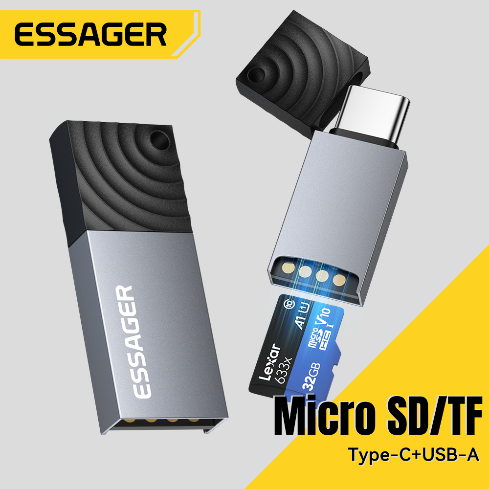 Essager 2 em 1 leitor de cartã - Laptop Accessories For Programmers avaliação e preço